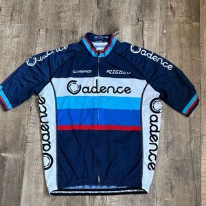 Cadence Race Fit Short Sleeve Full Zip Cycling Jersey